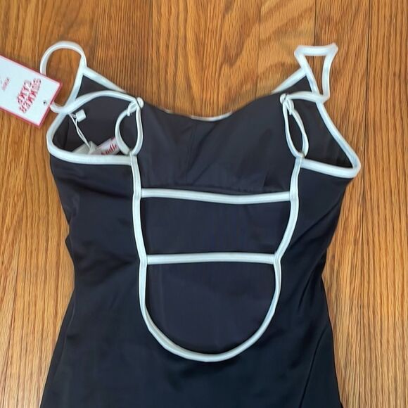 Andie x Mindy The Bells One Piece LT Swimsuit Black size Medium NWT long torso - Picture 6 of 10